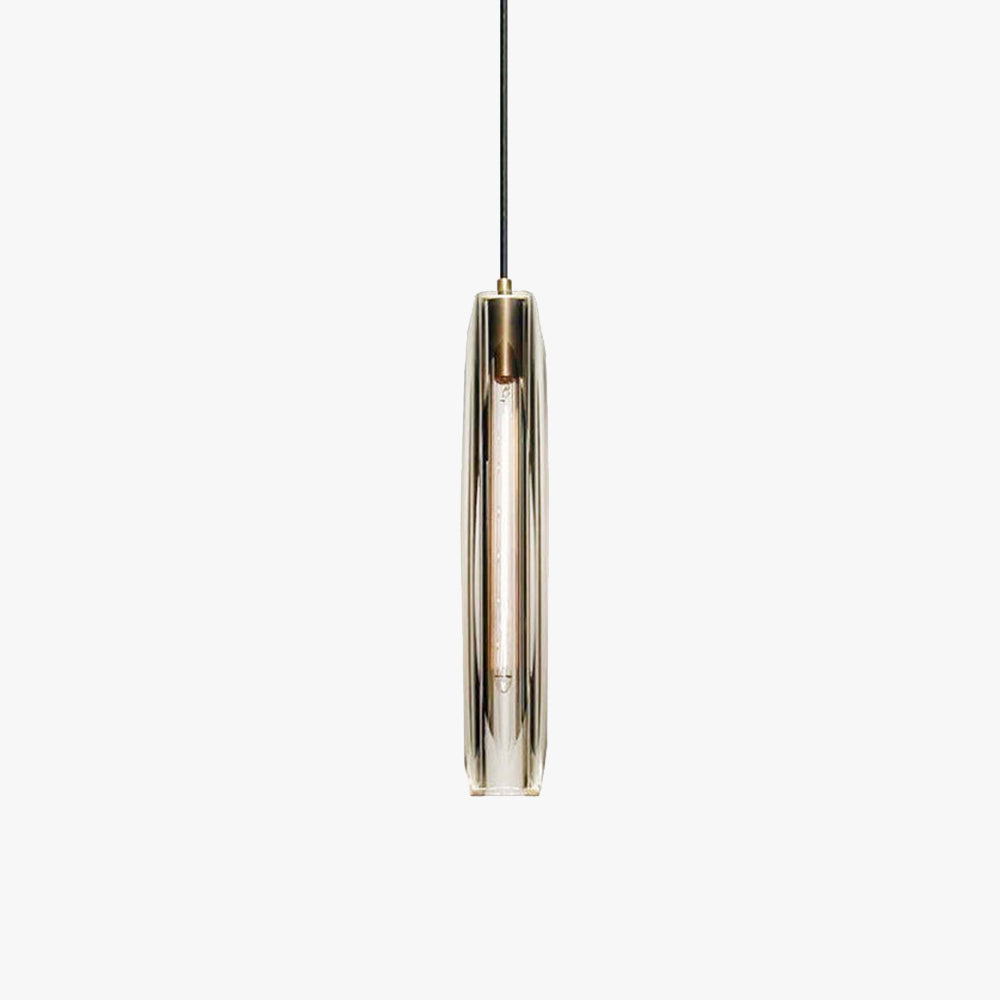 Orinex Brass Designer Glass Pendant Lamp Smoky - Sereilux