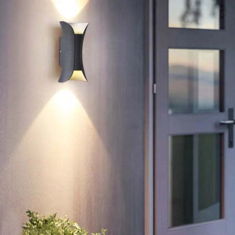 Calyxor Wandlamp Gebogen Buiten Wandgemonteerd LED - Sereilux