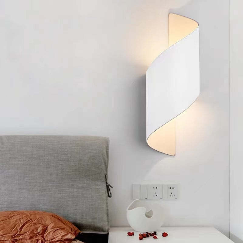 Lampă de perete Marqen modernă, formă de scoică spiralată pentru exterior - Sereilux