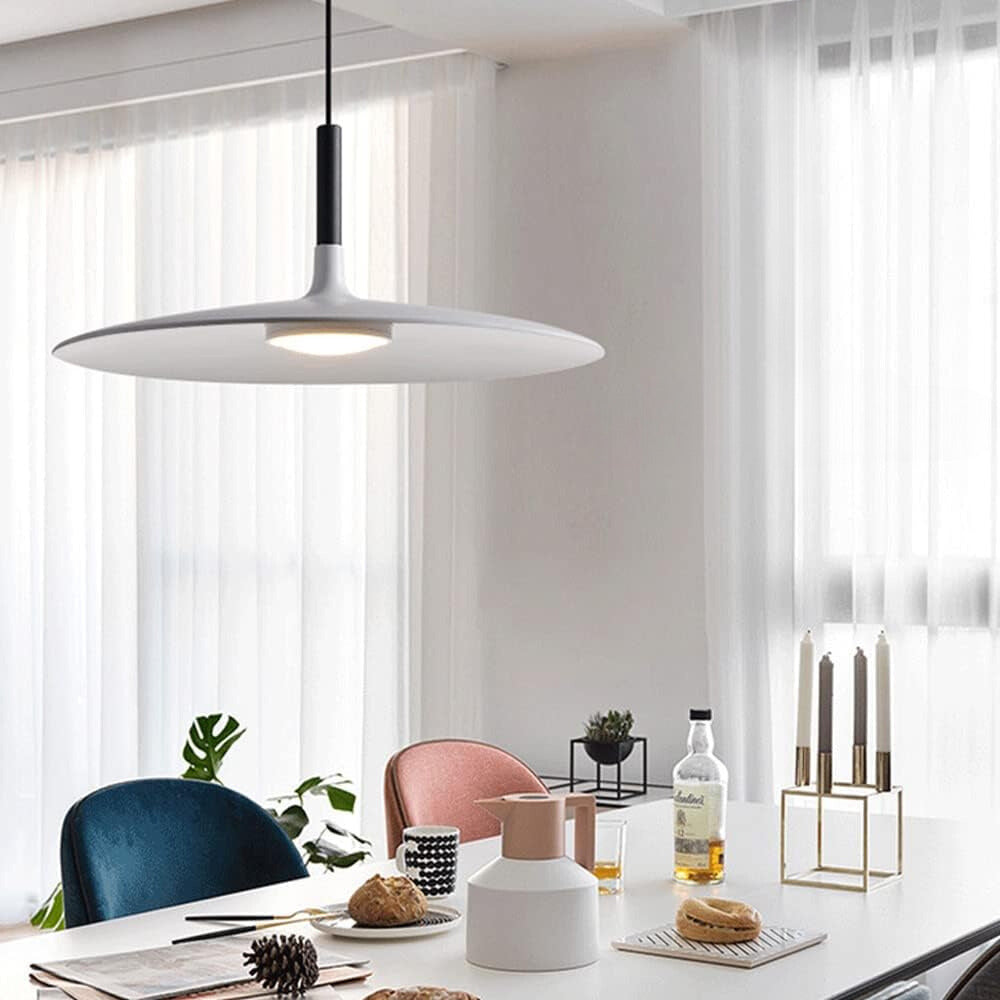 Fjorn Pendant Light Pan, Plate Shape Modern Design - Sereilux