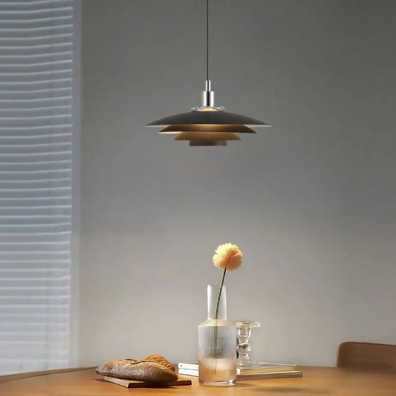 Milora Pendant Light Contemporary Minimalist Frisbee - Sereilux