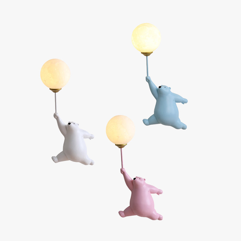 Dio Bear Ballon-Wandleselampe - Sereilux