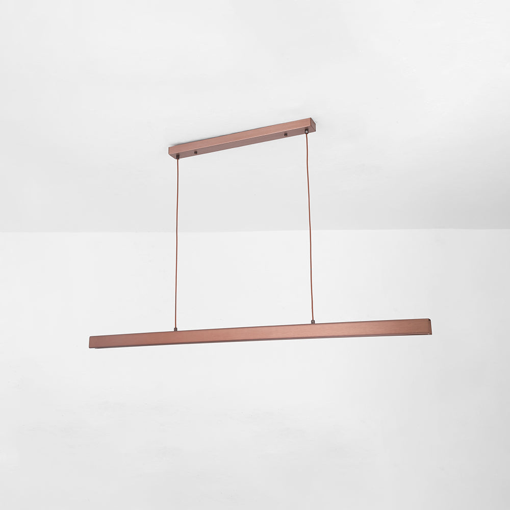 Lerin Modern Linear LED Pendant Light Black/Brown - Sereilux