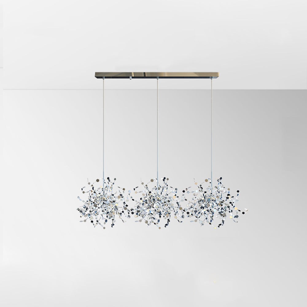 Orex Suspension Divergence Inhabituelle. Acier Inoxydable. Or/Argent. Salle à Manger/Salon-Luire