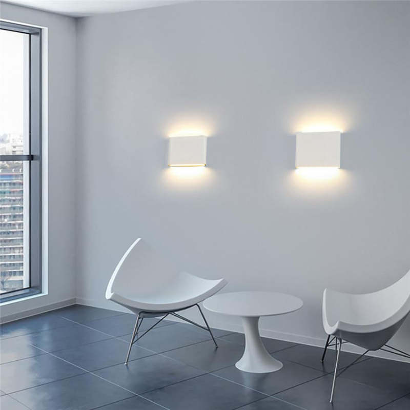 Orix Modern Rectagulart Waterproof Outdoor Wall Lamp, Black/White - Sereilux