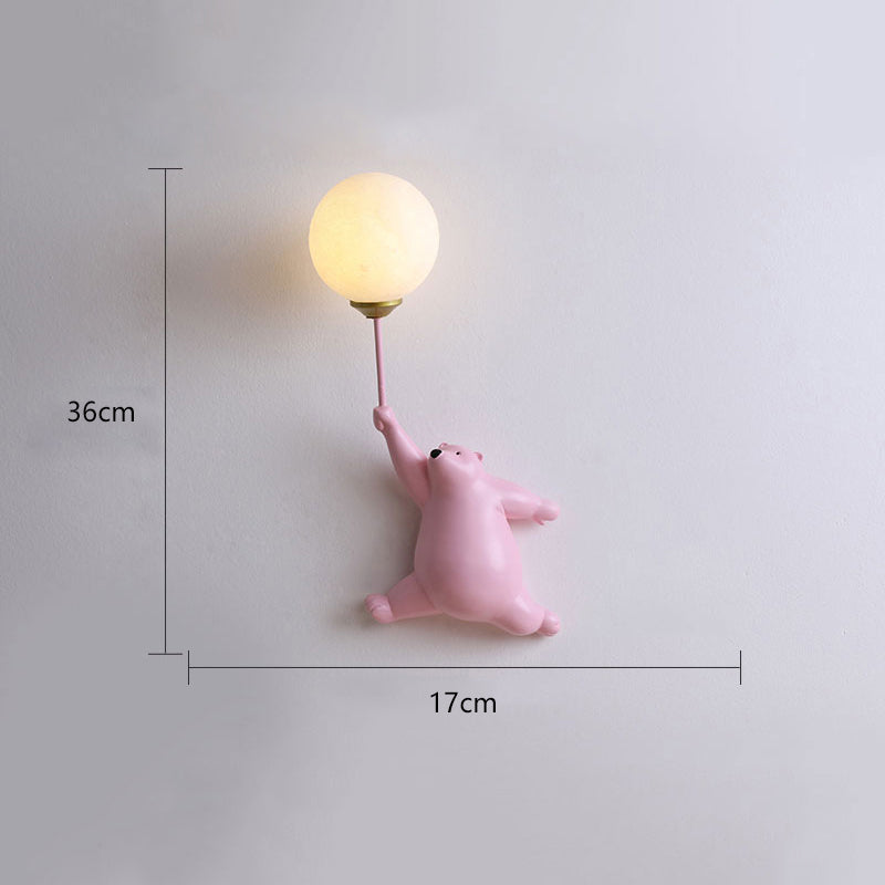 Dio Bear Ballon-Wandleselampe - Sereilux