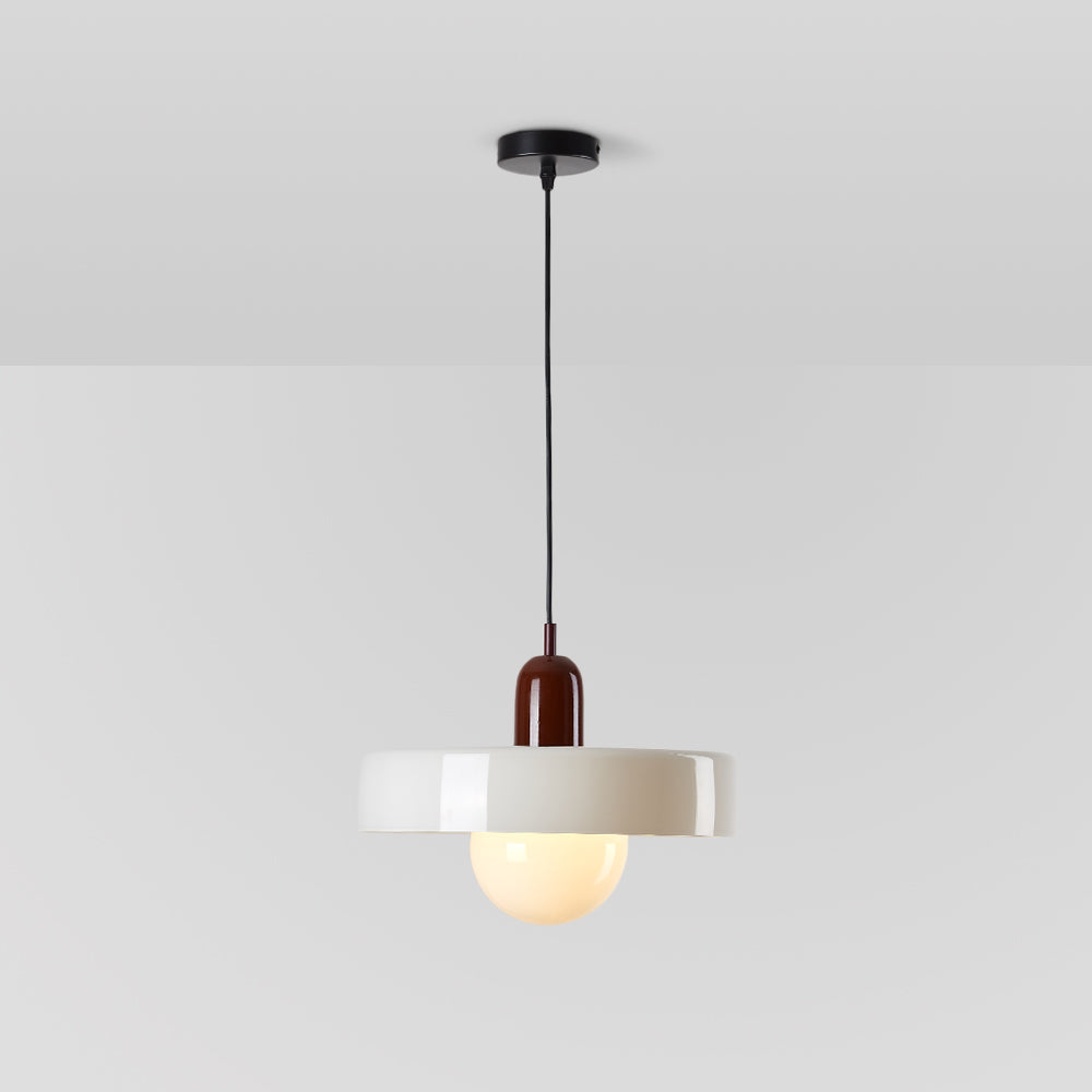 Ravelix Suspension Ronde Vintage Verre Salon-Luire