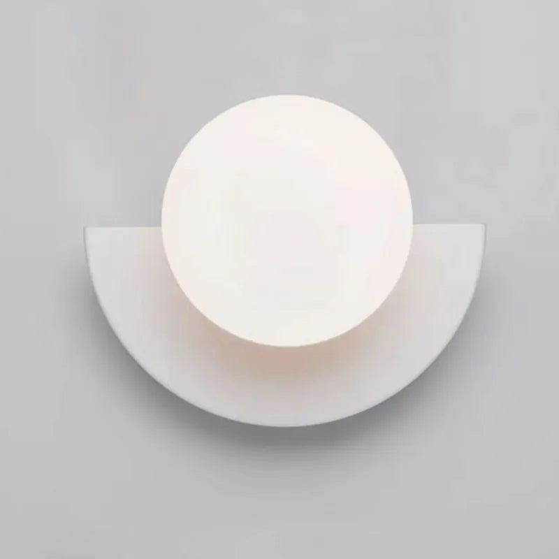 Lámpara de pared Solvire Globo semicircular - Sereilux