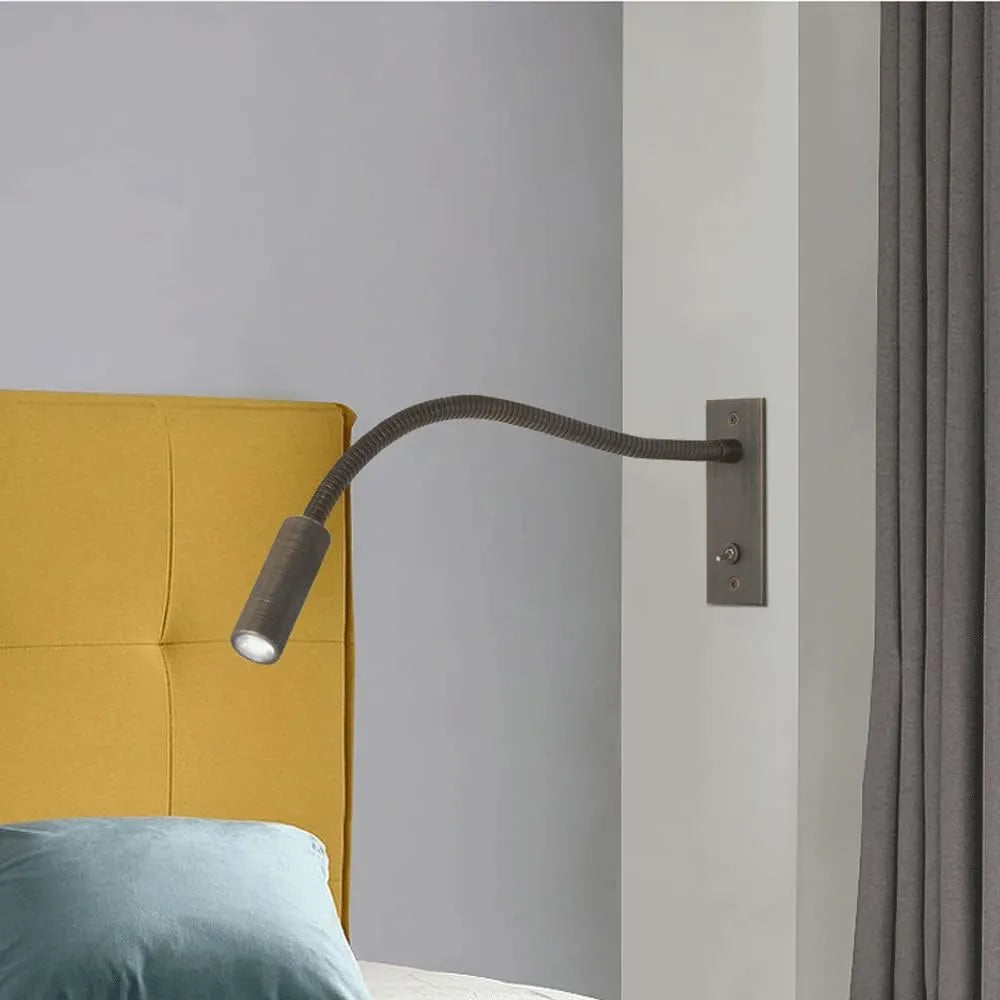 Lampă de perete Ray, minimalistă, spot reglabil pentru citit - Sereilux