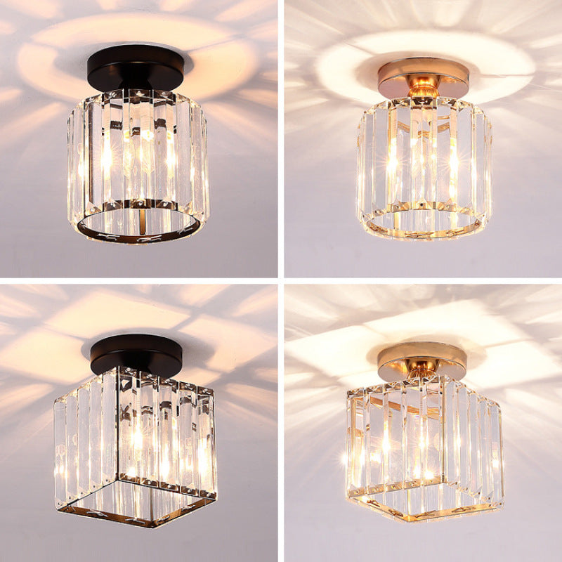 Cerin Modern /Crystal Ceiling Light, 3 Colors - Sereilux