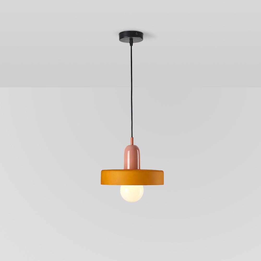 Ravelix Suspension Ronde Vintage Verre Salon-Luire