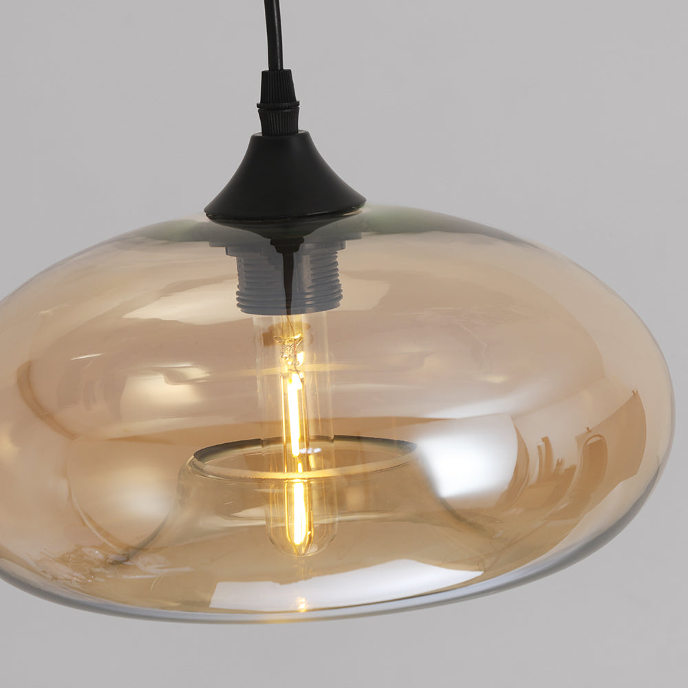 Nostel Lampes Suspendues en Verre Modernes Nordiques Chambre à Coucher-Luire