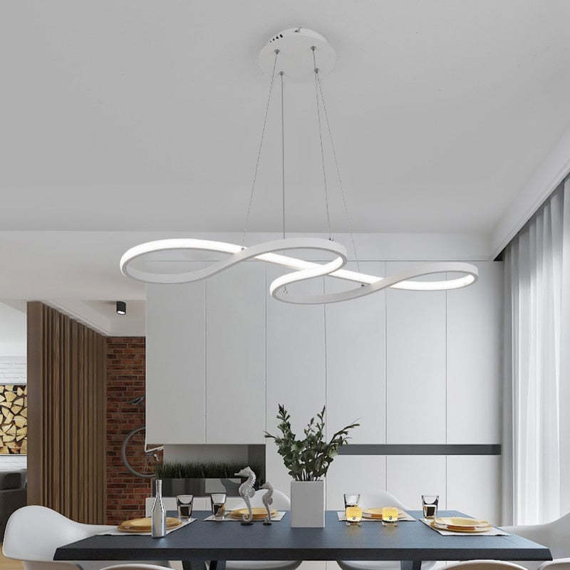 Nerin Musical Note Pendant Light, Black & Gold - Sereilux