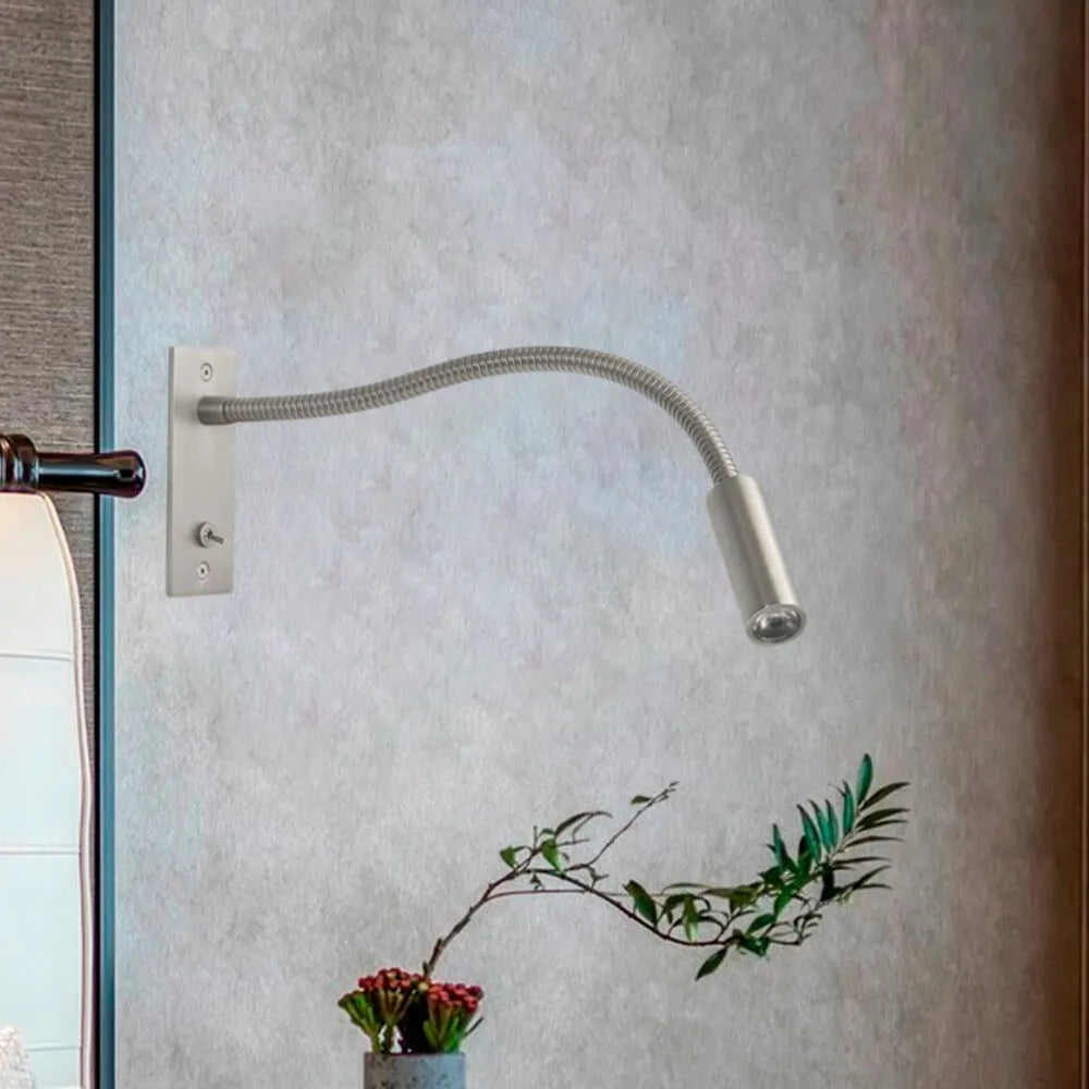 Lampă de perete Ray, minimalistă, spot reglabil pentru citit - Sereilux