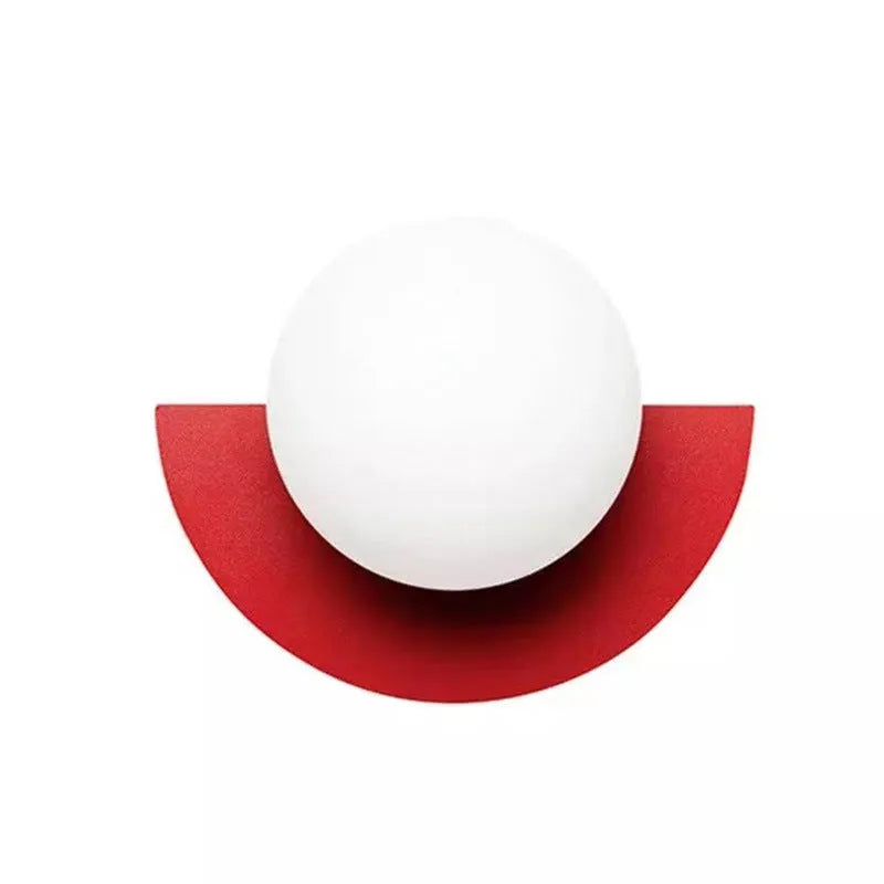 Lámpara de pared Solvire Globo semicircular - Sereilux