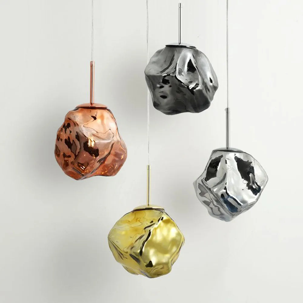 Kovire Glass Pendant Light, 4 Colour - Sereilux