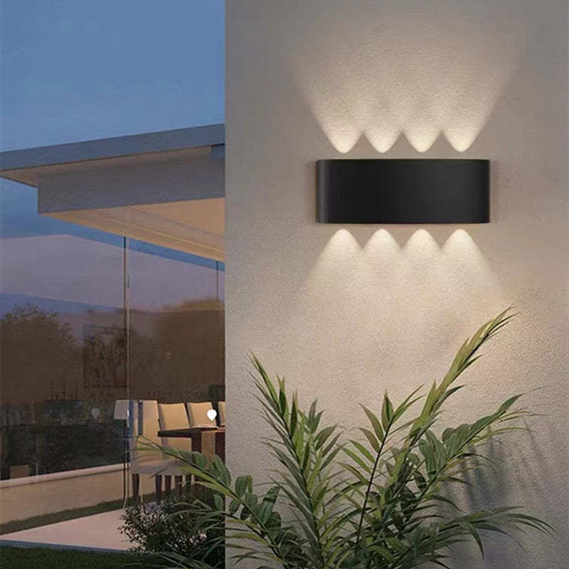 Nirex Wall Lamp Modern Rectangular Outdoor Water-wave - Sereilux