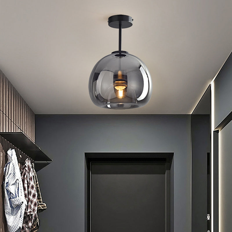Laru Glass Semi-Flush Mount Ceiling Light/Pendant Light - Sereilux