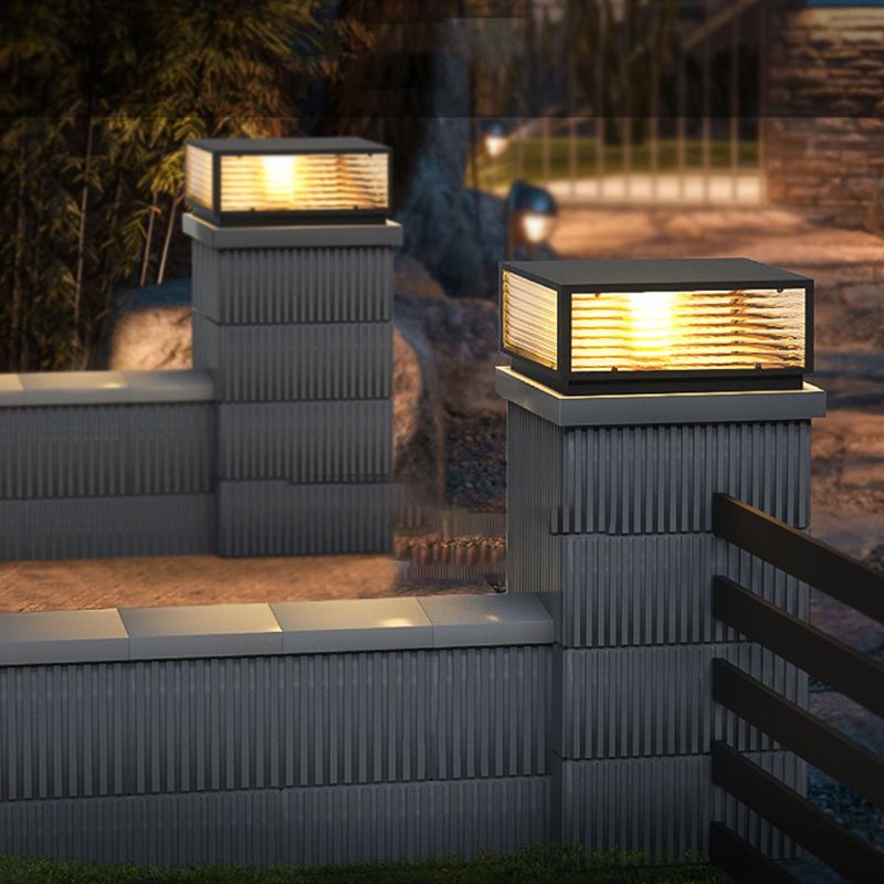 Eminex Lampe de Poteau avec Rayures Horizontales-Luire