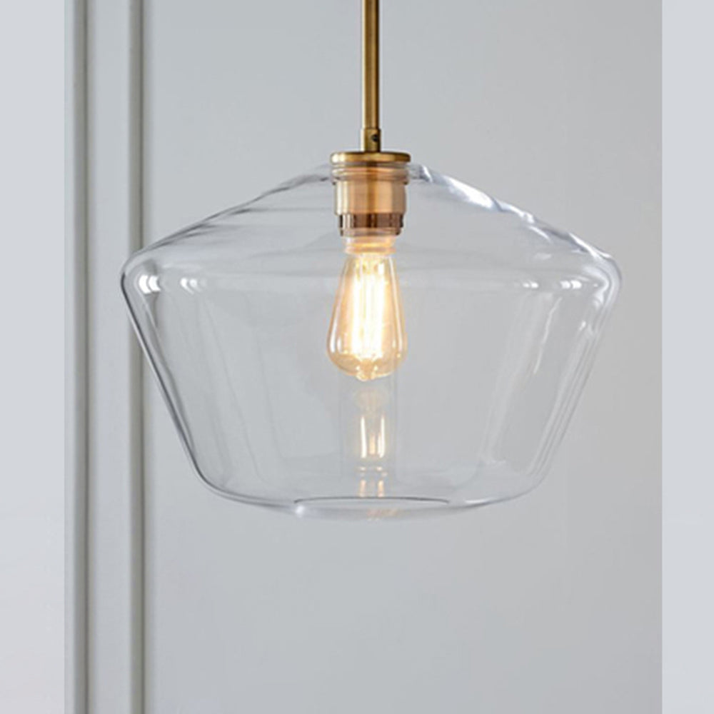 Virelo Pendant Light Glass Clear/Amber Diamond - Sereilux