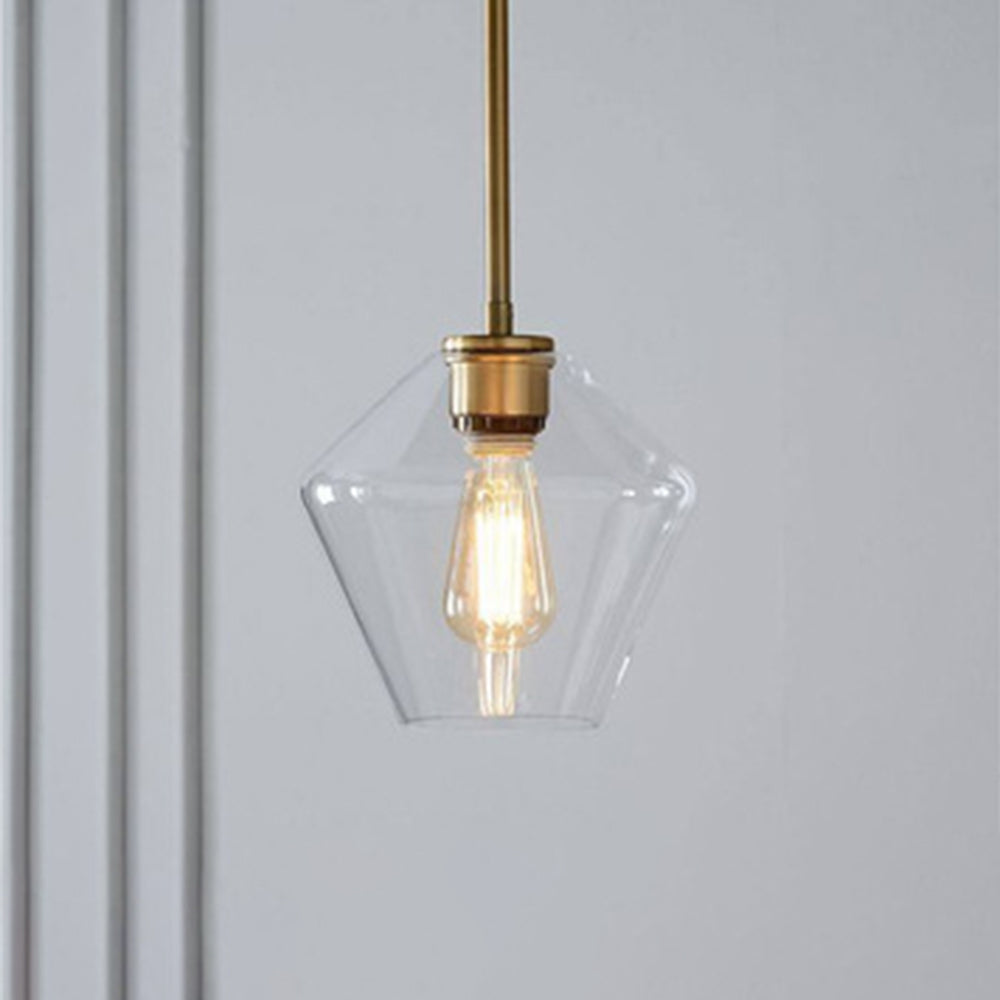 Virelo Pendant Light Glass Clear/Amber Diamond - Sereilux
