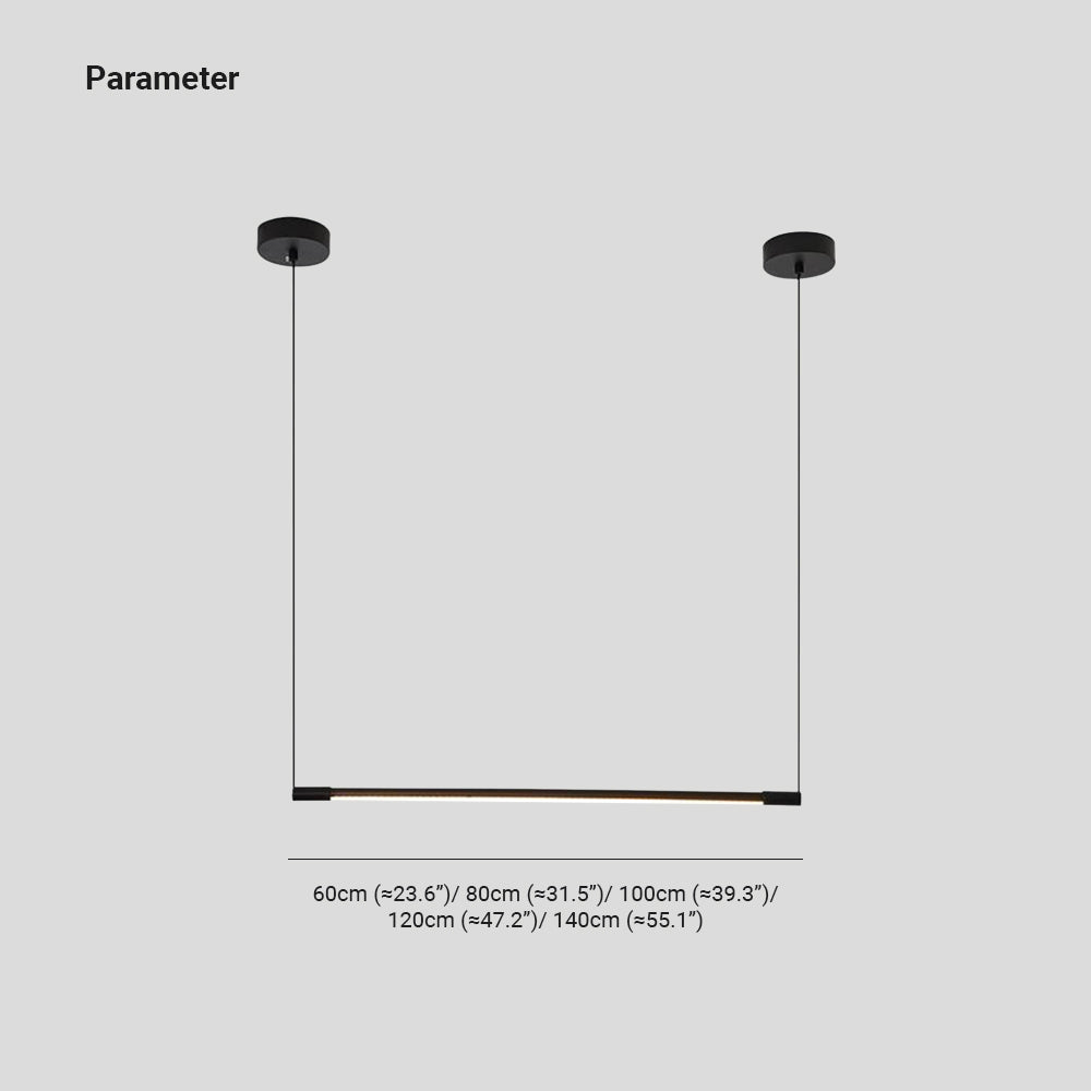 Miren Pendant Light Minimalist Linear Black - Sereilux