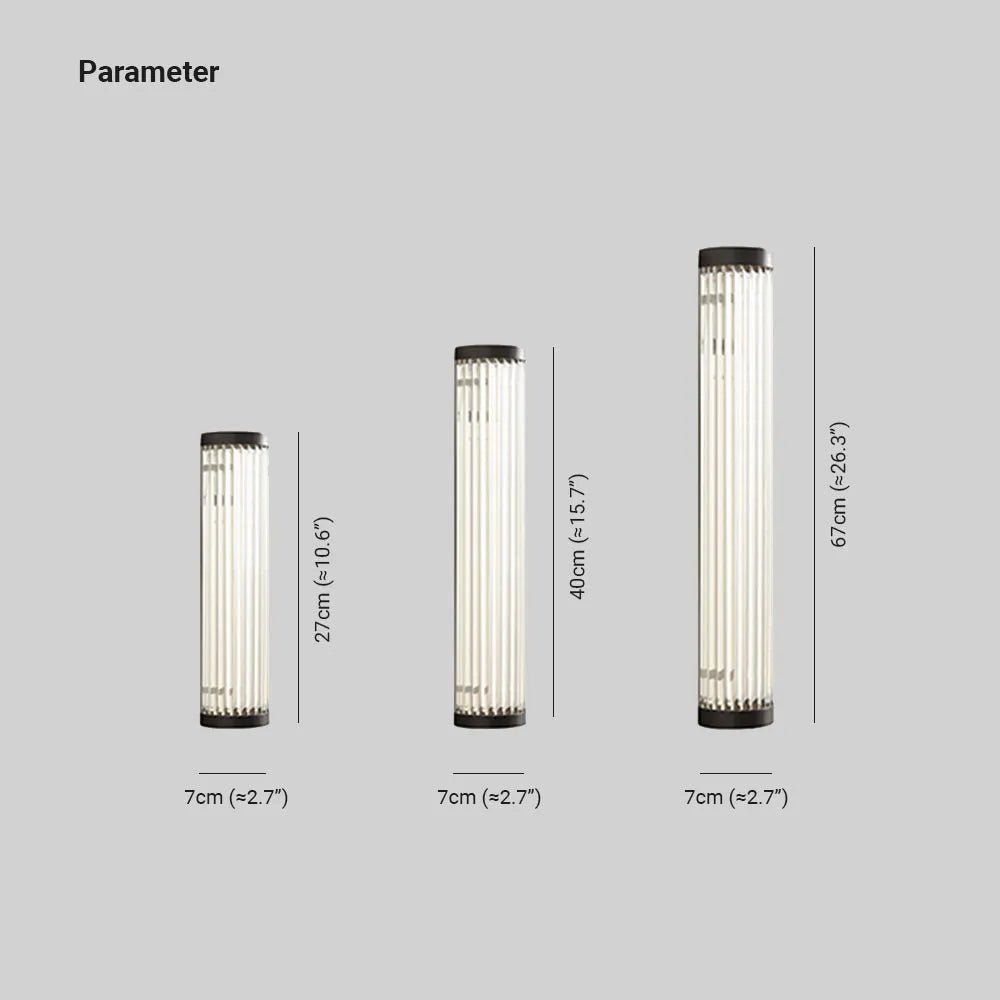 Seluno Wall Lamp Modern Semi-Cylindrical Outdoor Black - Sereilux