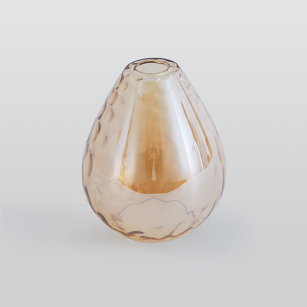 Alverin Pendelleuchte Glas Holz Bernstein - Sereilux
