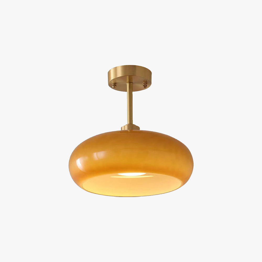 Vensia Ceiling Light Glass Flush Mount - Sereilux