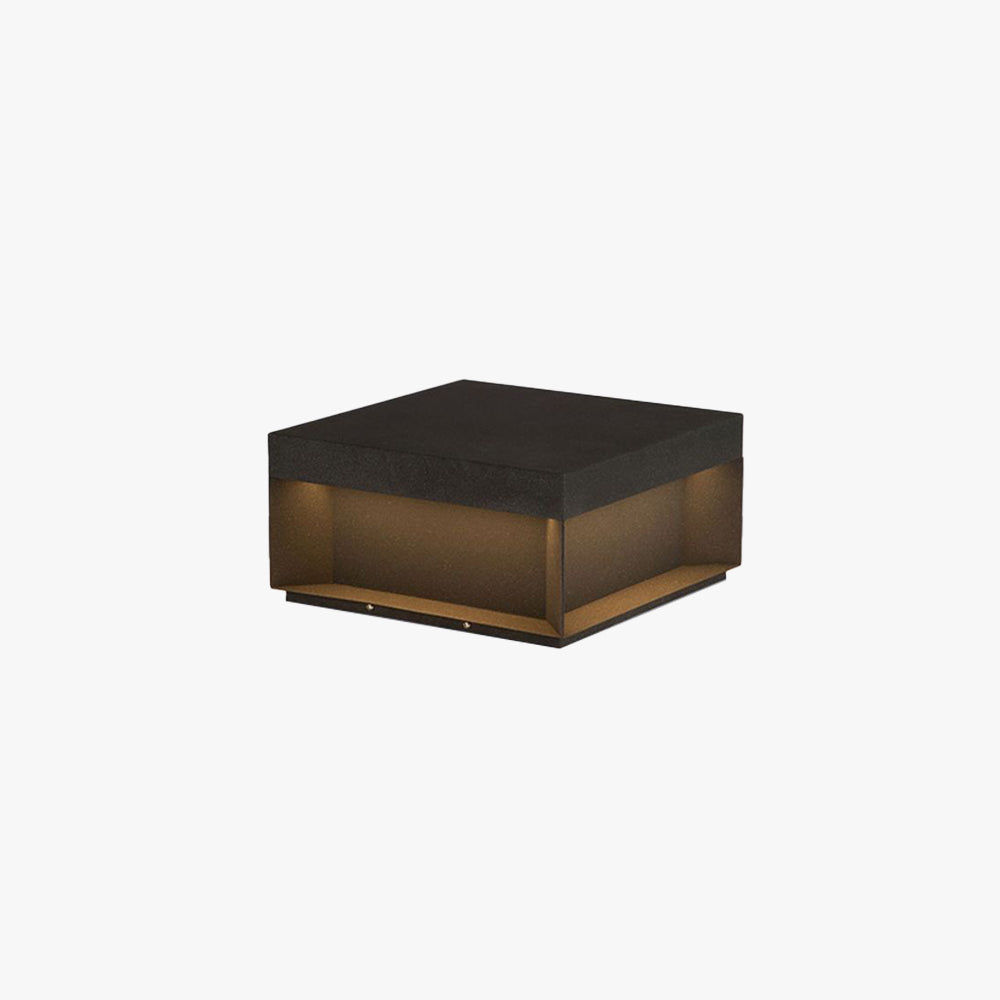 Lenovae Post Lamps Outdoor Modern Square Solar - Sereilux