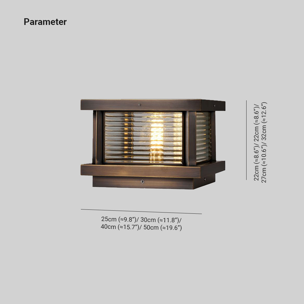 Kirixor Lampe de Poteau, 3 Couleur, L 25/30/40/50CM-Luire
