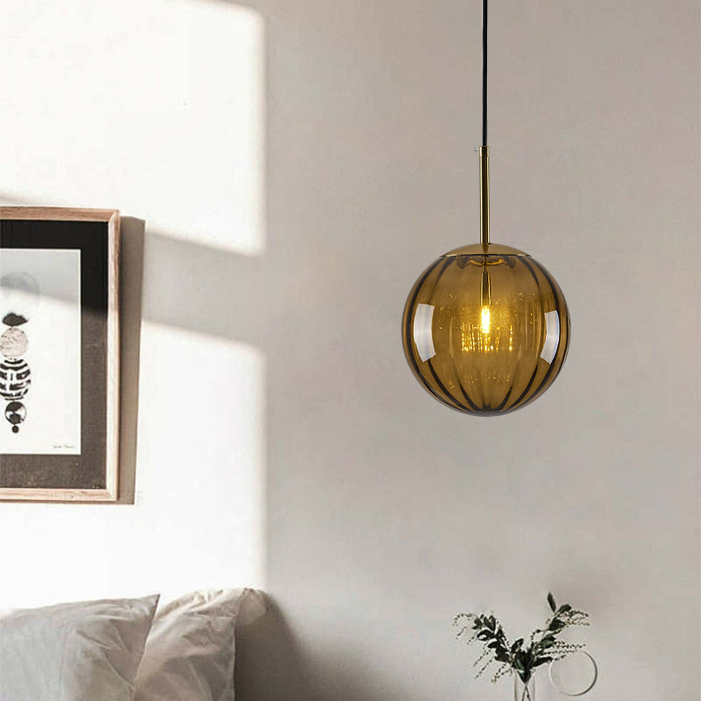 Sevenel Suspension Boule Moderne Métal/Verre-Luire