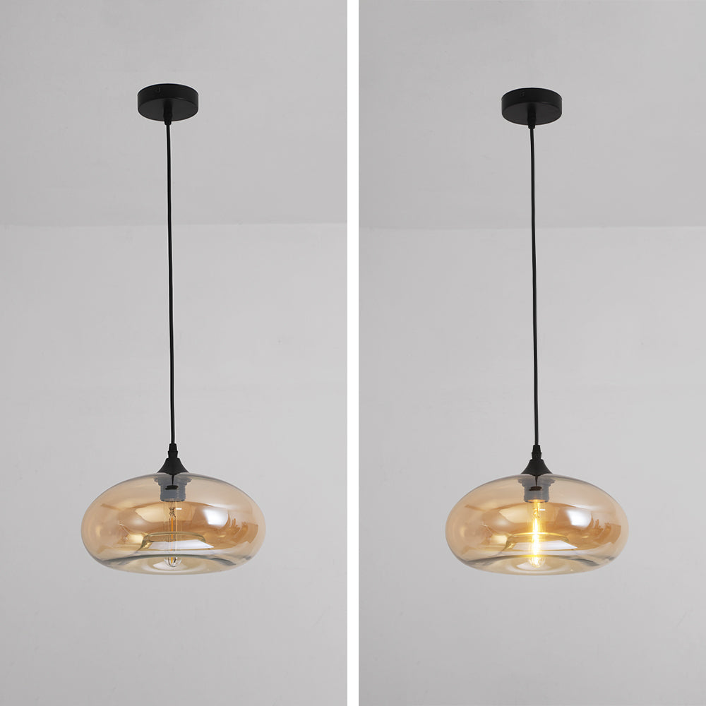 Nostel Lampes Suspendues en Verre Modernes Nordiques Chambre à Coucher-Luire