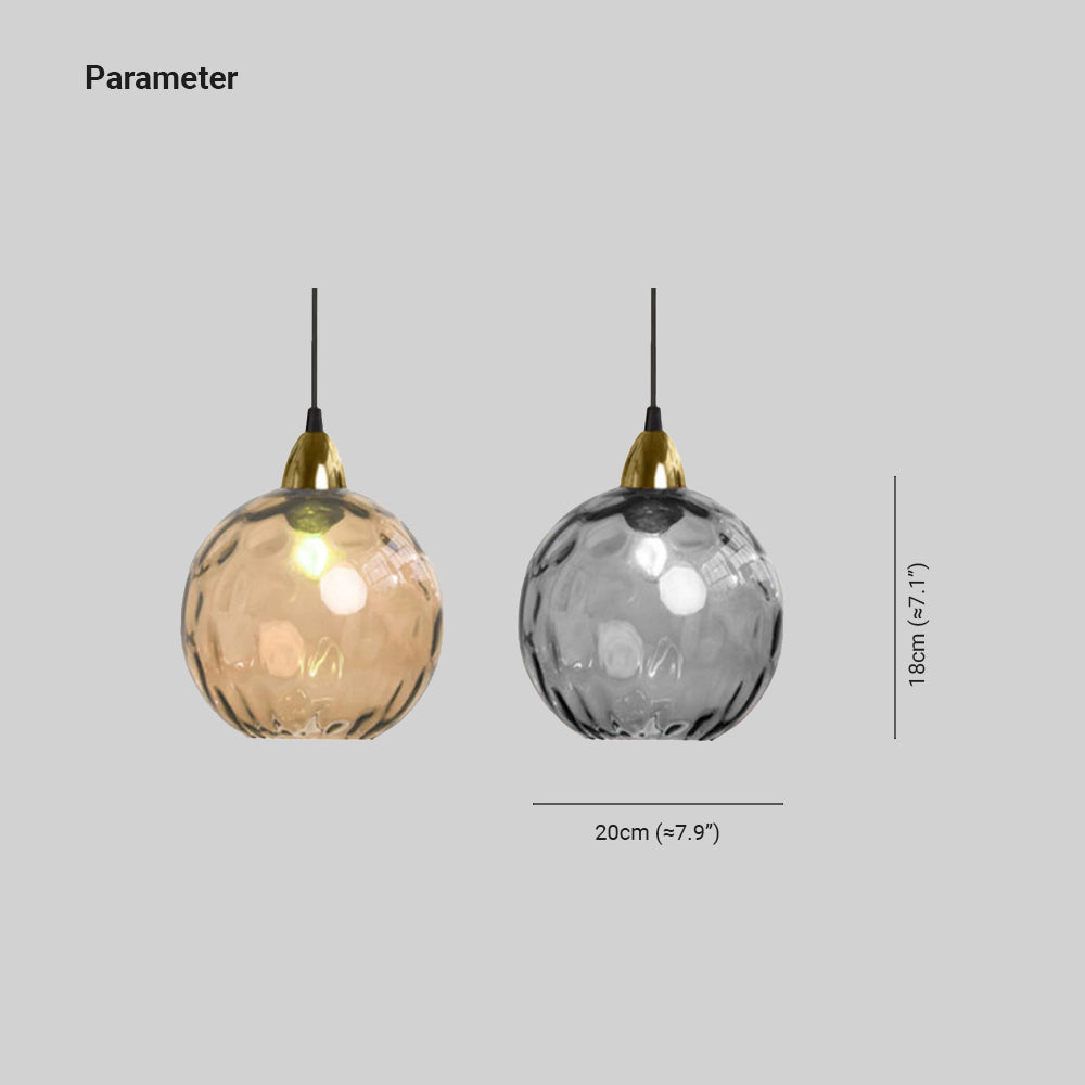 Avo Ripple Glass Pendant Lights - Sereilux