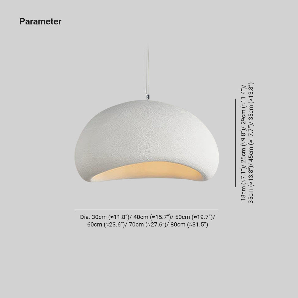 Mavelyn Pendant Light Wabi-Sabi Spherical Cloud - Sereilux