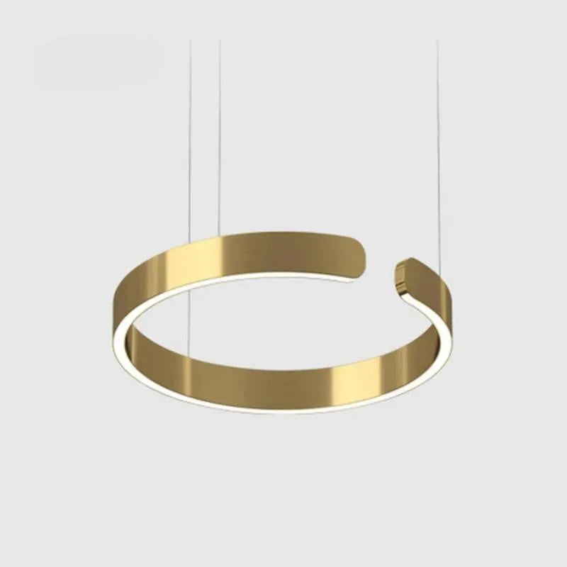 Soriel Pendant Light Luxury Minimalist LED Ring - Sereilux