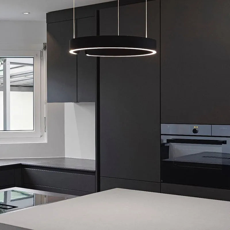 Soriel Pendant Light Luxury Minimalist LED Ring - Sereilux