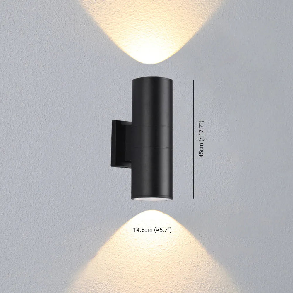 Kirema Wandlamp Minimalistisch Dubbelkop Buiten - Sereilux