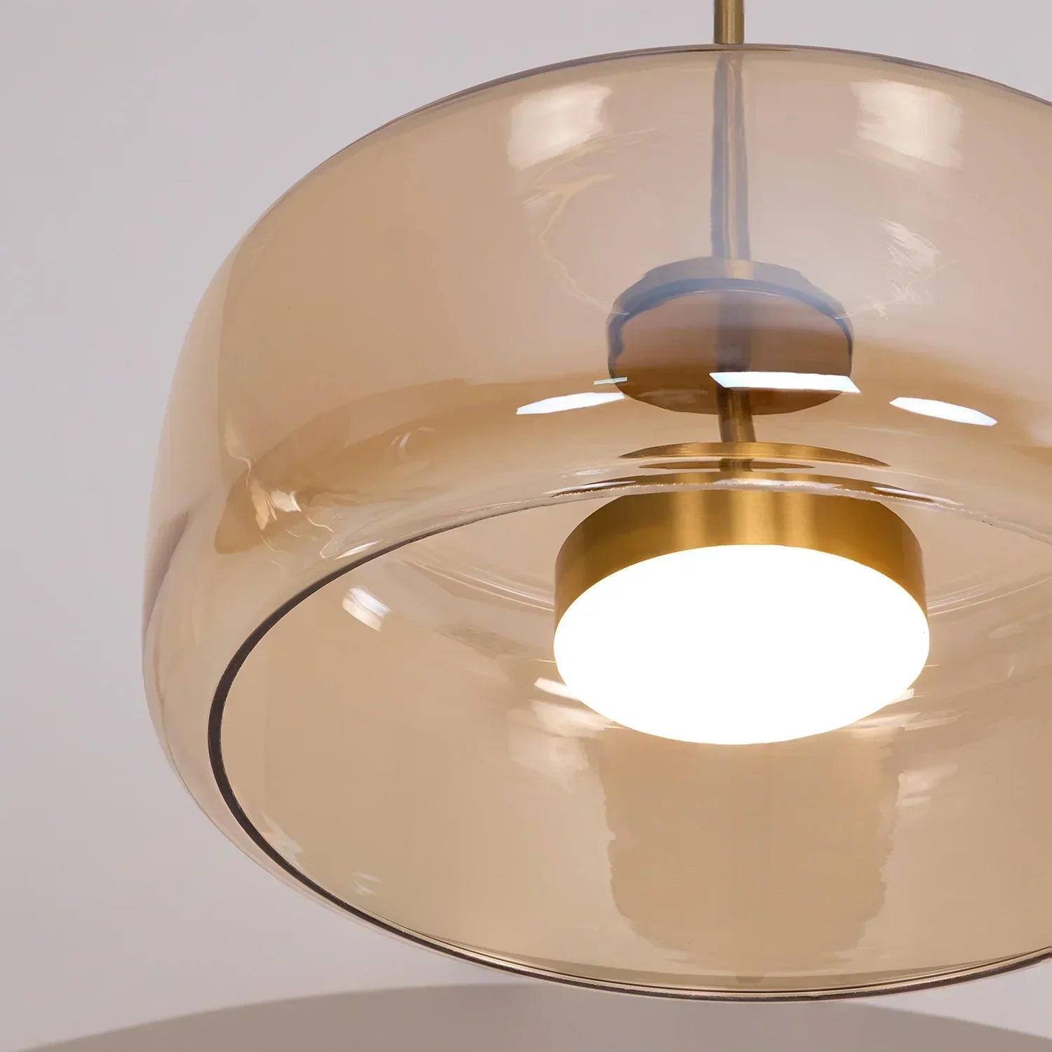 Lioren Pendant Light Morden Glass Clear/Smoky/Amber - Sereilux