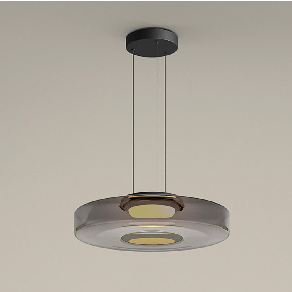 Virixor Suspension Moderne Verre Métal Cuisine Salon-Luire