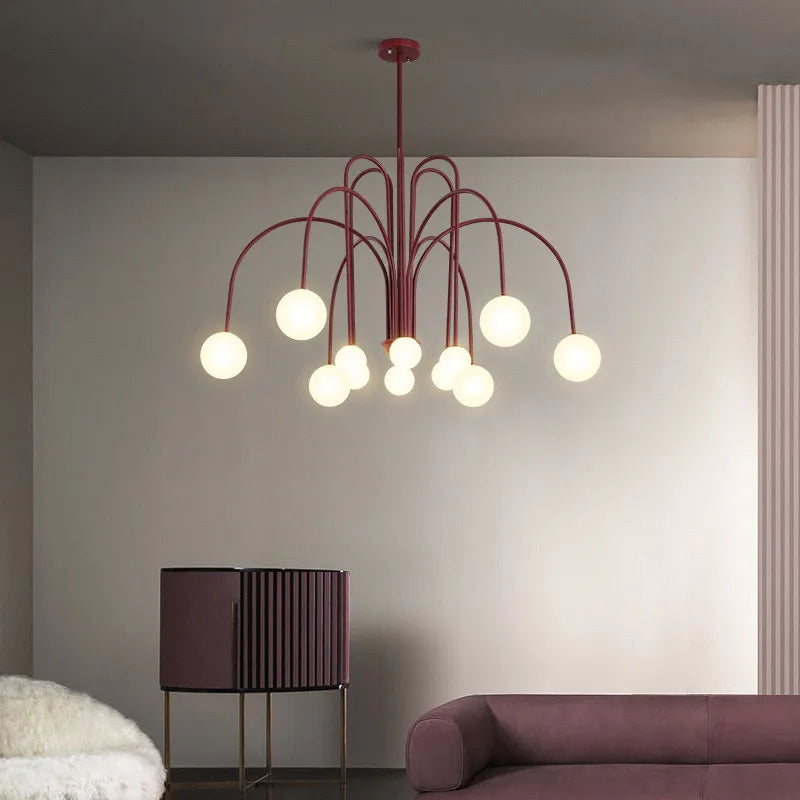 Arvyn Pendant Light Double Layer Glass Bubble - Sereilux