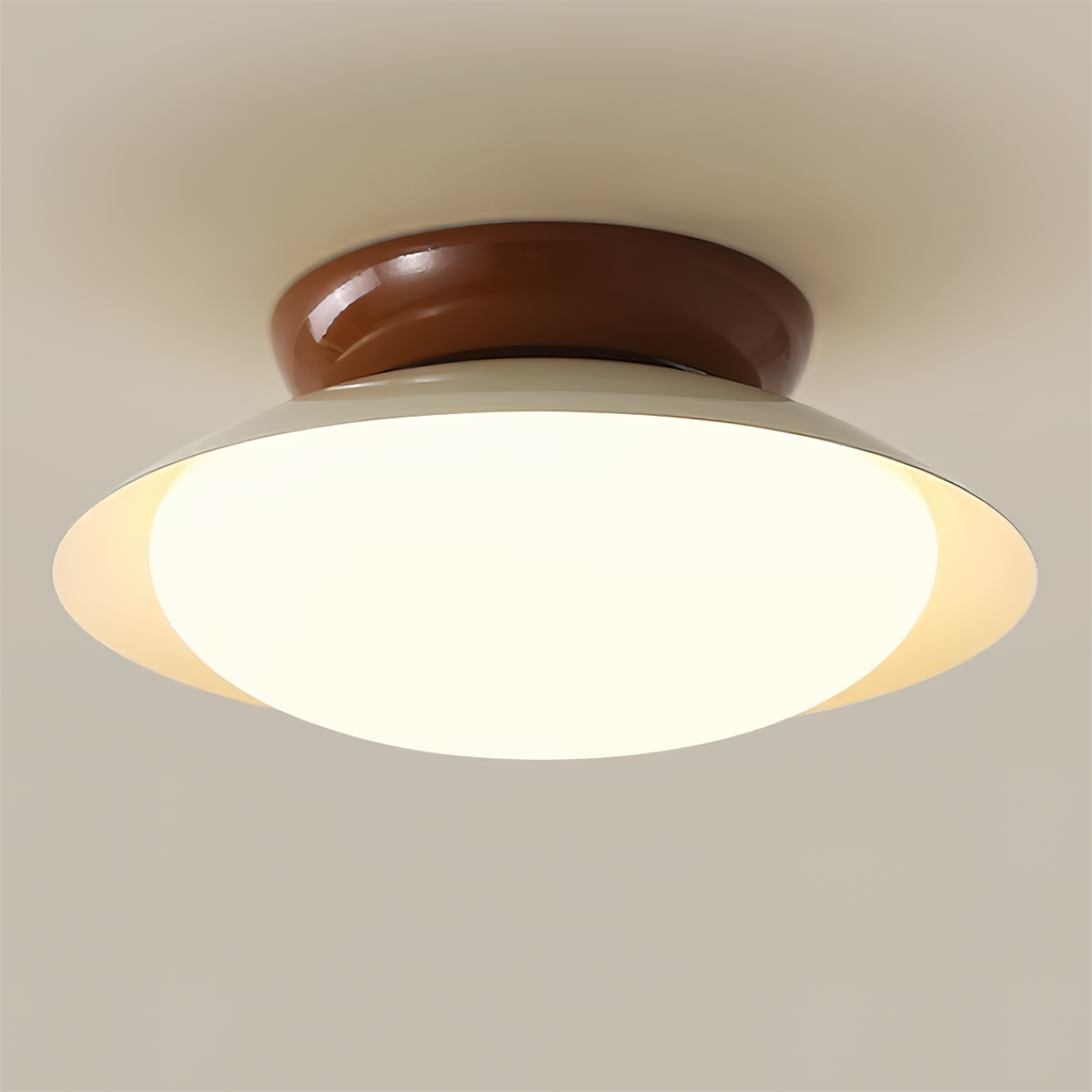 Luz de techo Doriel en forma de cuenco - Sereilux