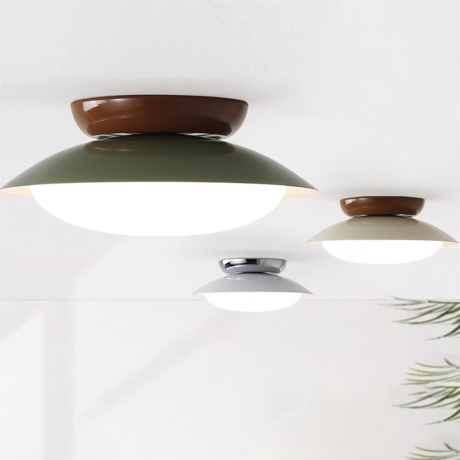 Luz de techo Doriel en forma de cuenco - Sereilux