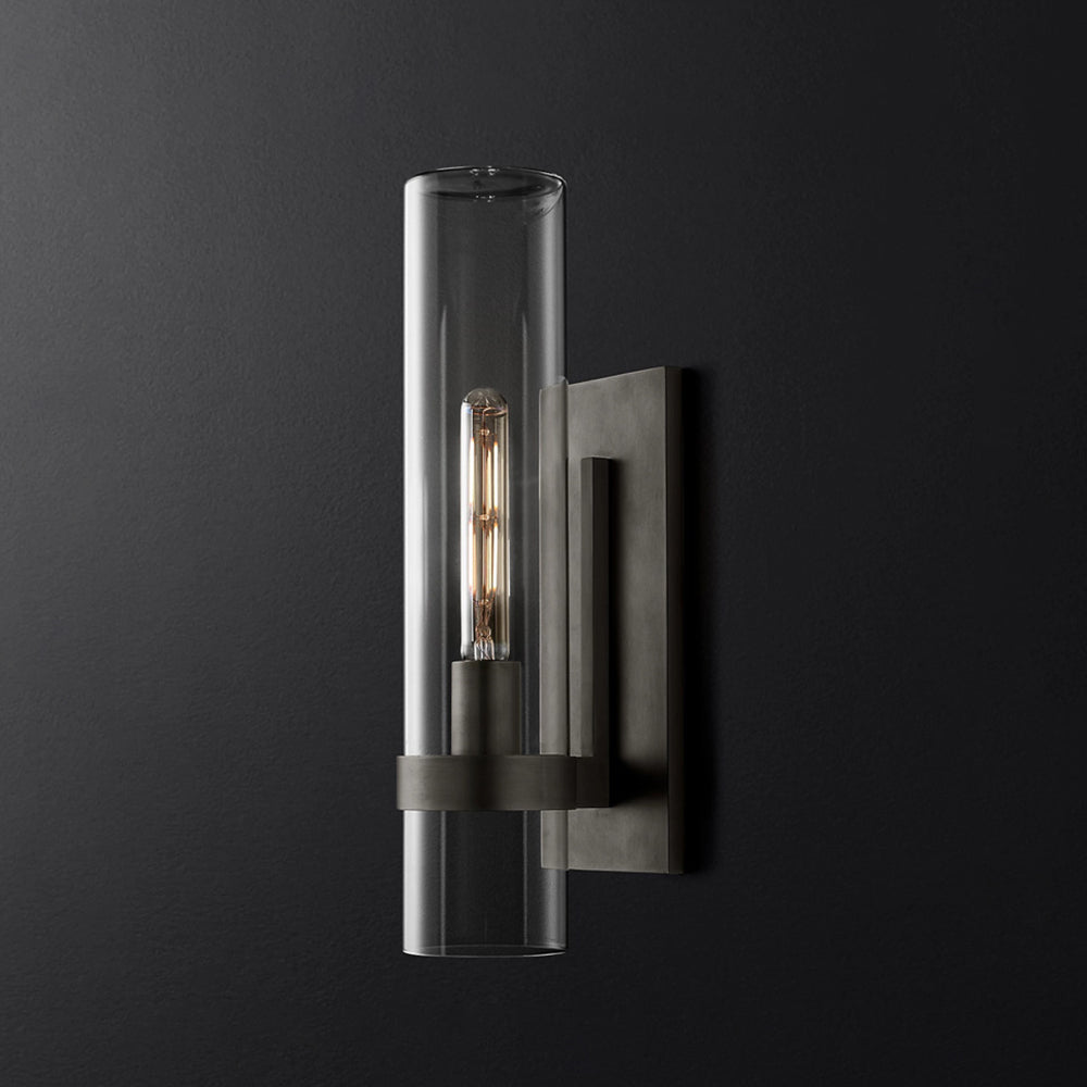 Zenil Glaszylinder Moderne Wandleuchte - Sereilux
