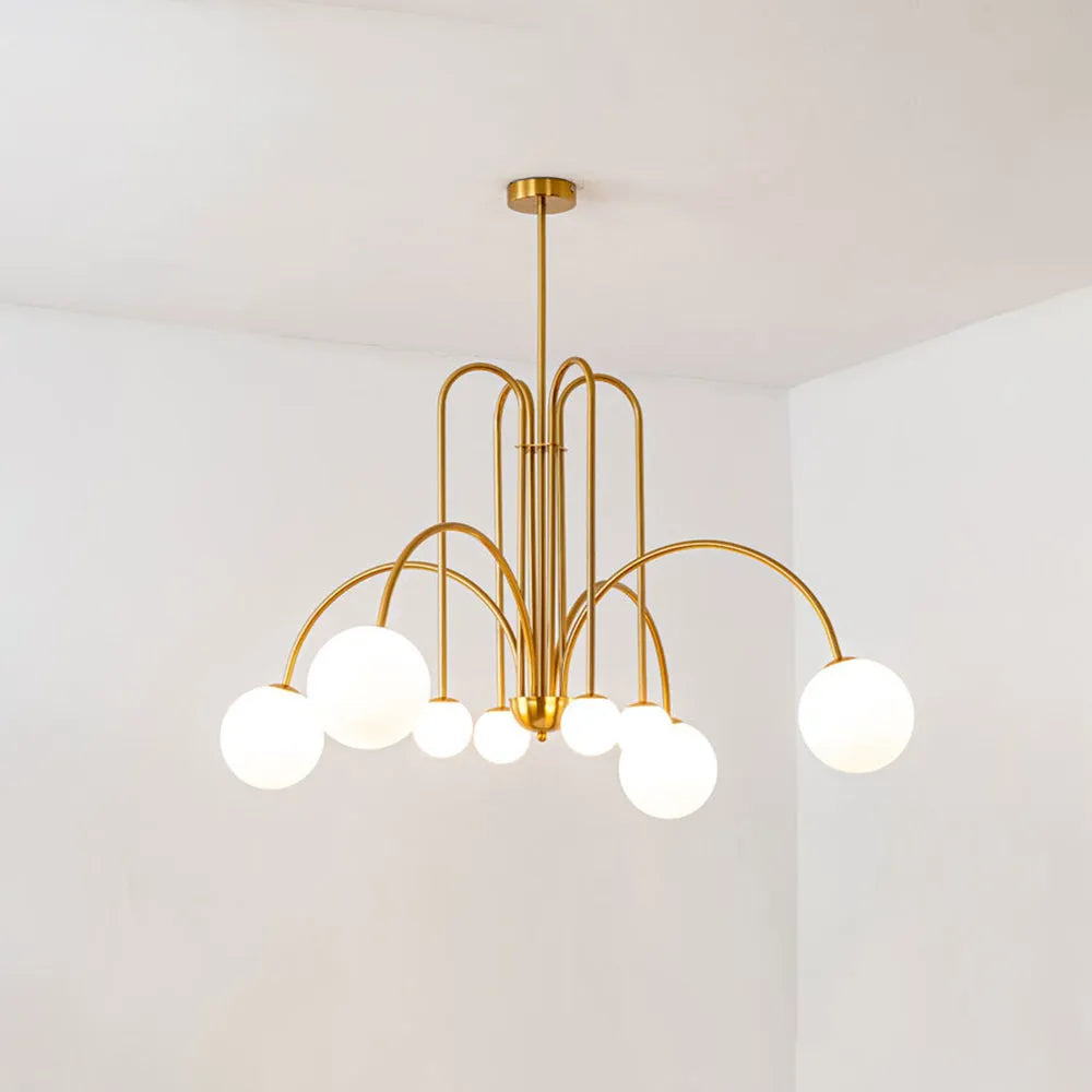 Arvyn Pendant Light Double Layer Glass Bubble - Sereilux