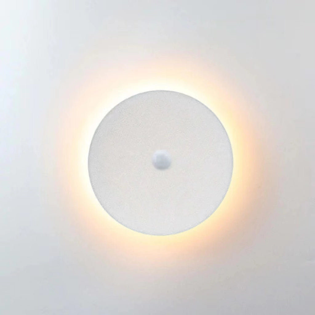Dori Minimalistische runde/quadratische Außenwandleuchte LED, Schwarz/Weiß - Sereilux