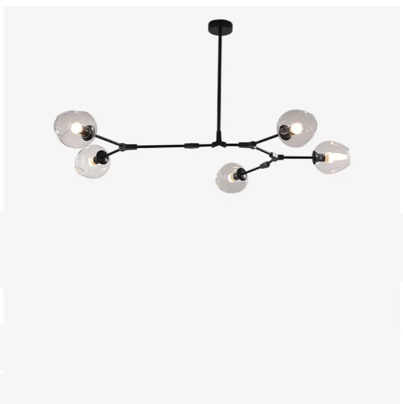 Zerin Nordic Modern Glass Pendant Light Clear Bubble - Sereilux