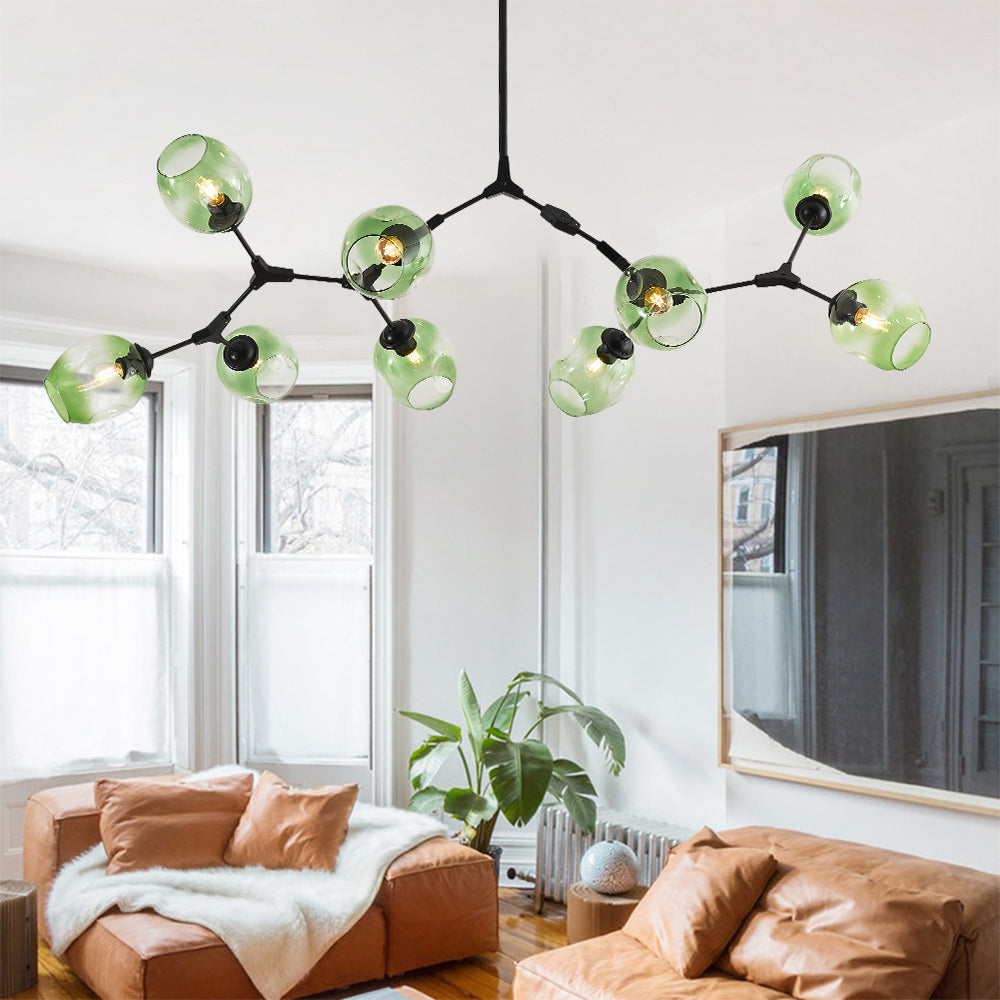 Zerin Nordic Modern Glass Pendant Light Clear Bubble - Sereilux