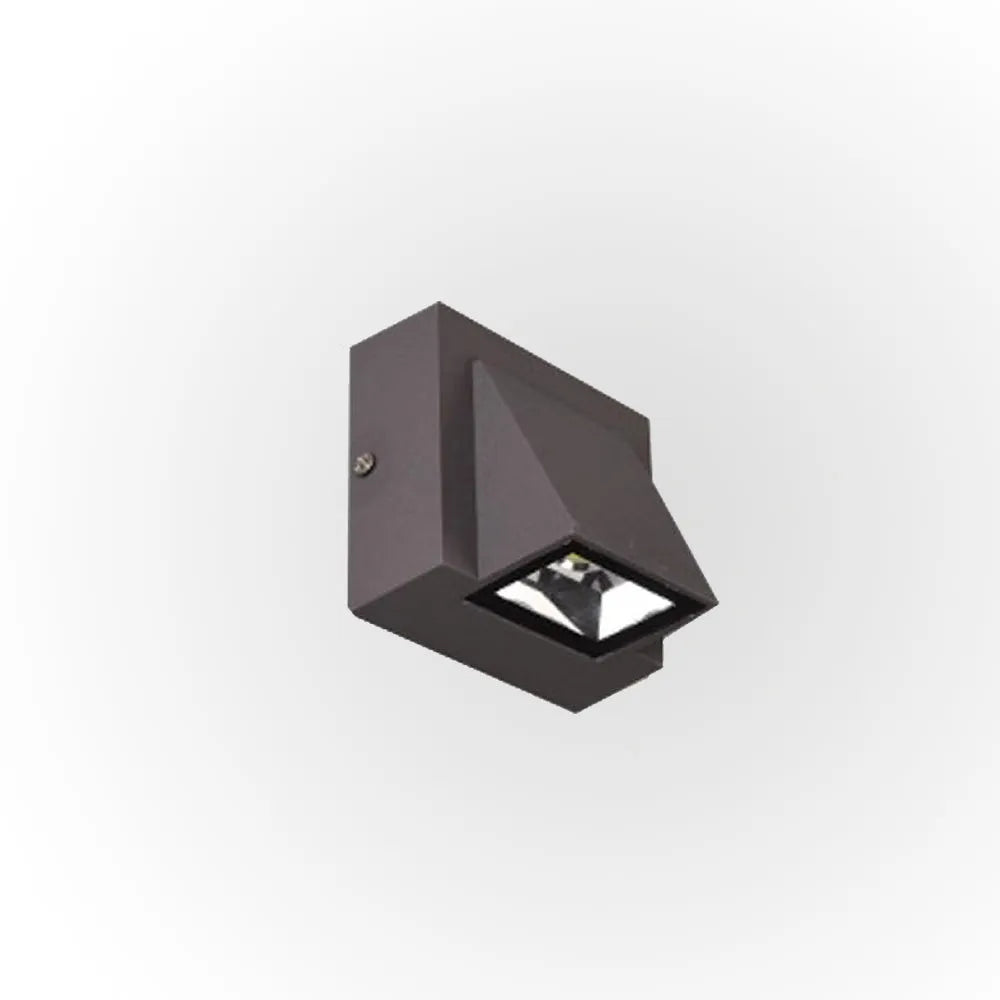 Lampă de perete exterioară modernă Terin neagră cu LED - Sereilux