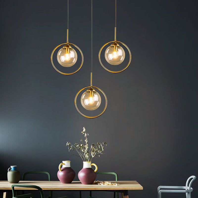 Korin Luminaires Suspension. Verre & Métal-Luire